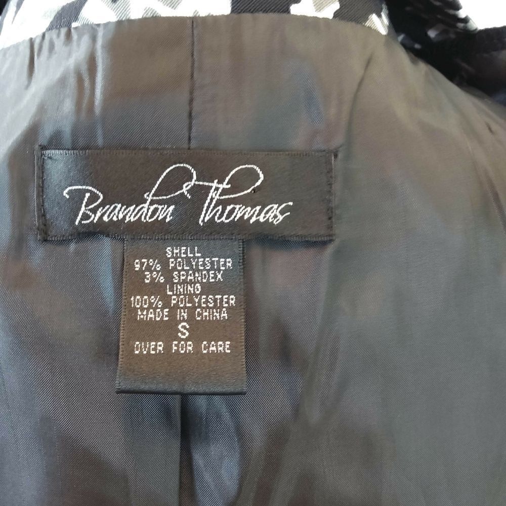 Brandon Thomas black zebra 3 button jacket - Picture 11 of 13